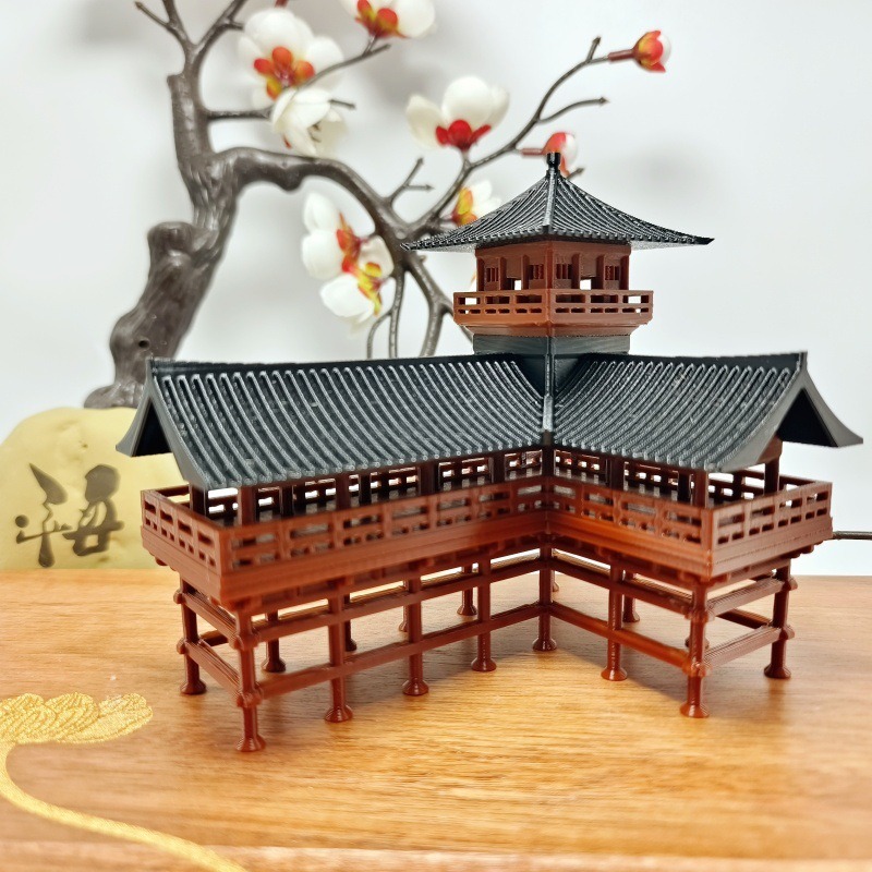 Bonsai Garden China - Model Arsitektur Kuno Patung Licheng Cina,