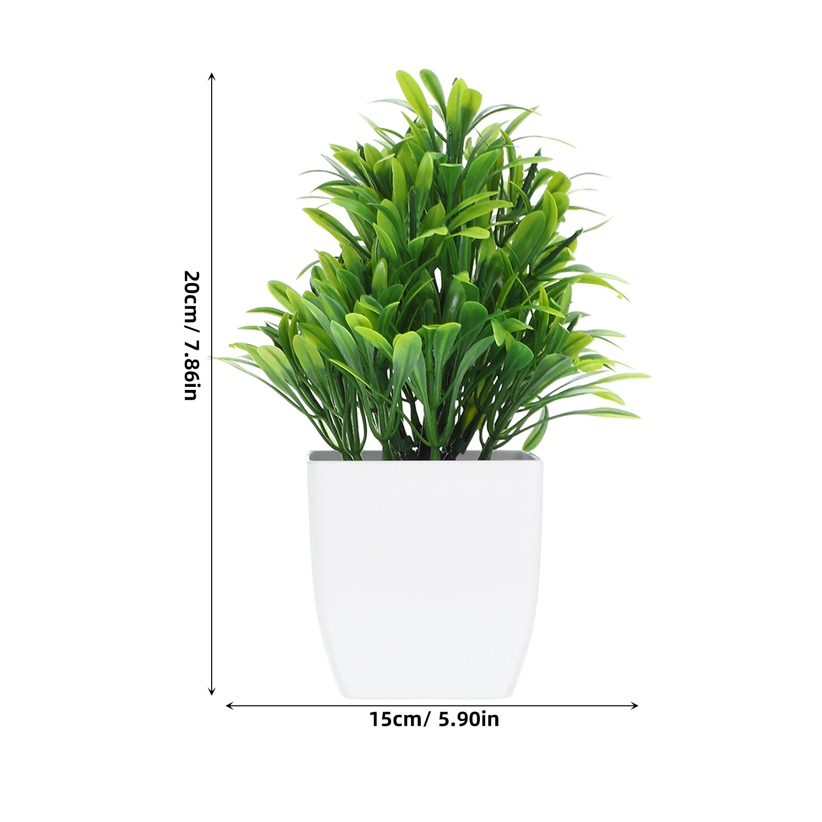 4Pcs Tanaman Buatan dalam Pot  - Bonsai Garden Cafe ulasan dan harga