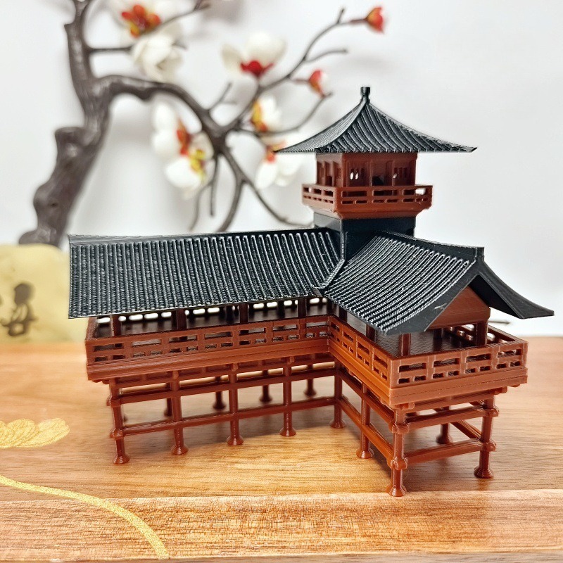 Model Arsitektur Kuno Patung L - Bonsai Garden China ulasan dan harga
