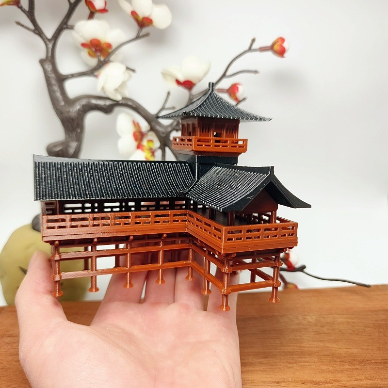 Model Arsitektur Kuno Patung L - Bonsai Garden China ulasan dan harga