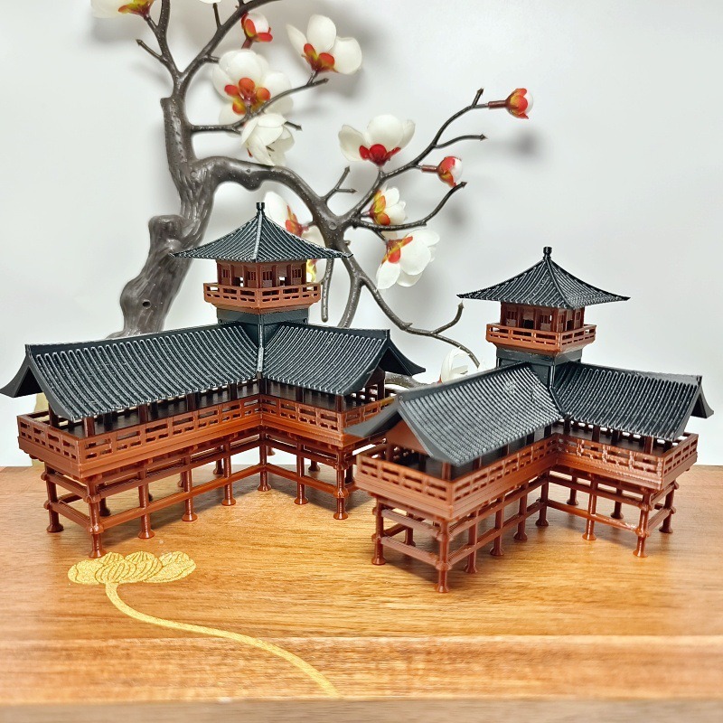 Model Arsitektur Kuno Patung L - Bonsai Garden China ulasan dan harga