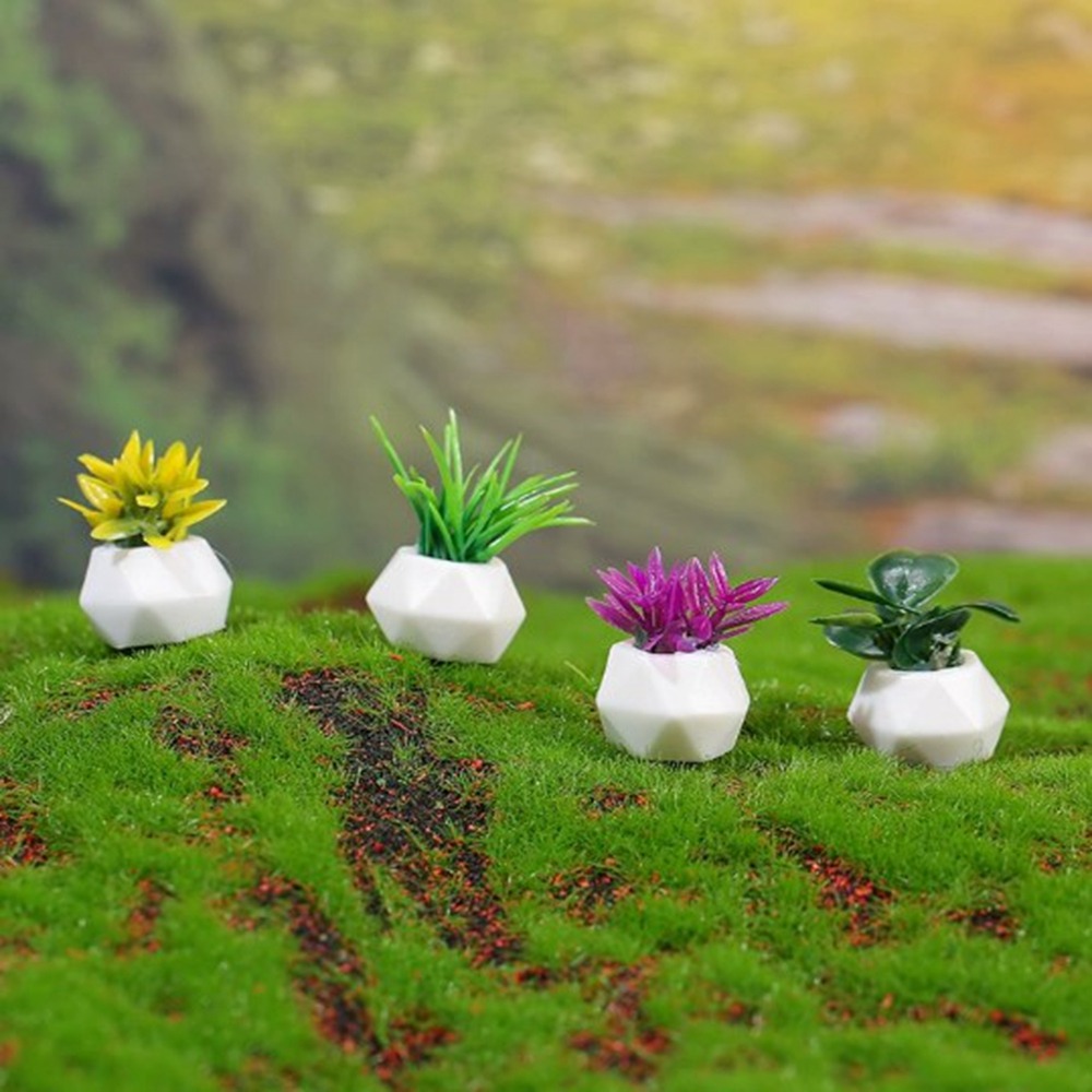 1:12 Rumah Boneka Miniatur Tan - Bonsai Garden House ulasan dan harga