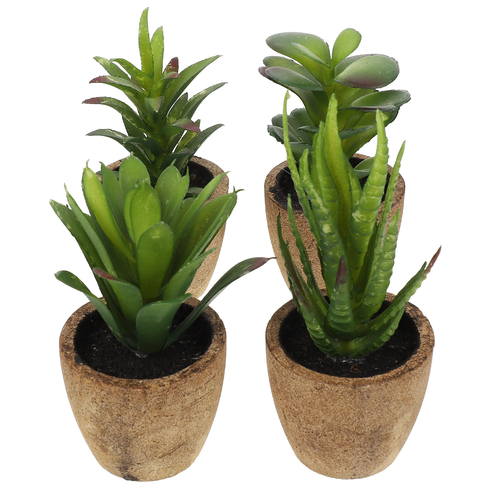 4 Buah Tanaman Pot Mini Buatan - Bonsai Garden Cafe ulasan dan harga